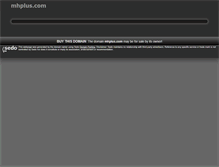 Tablet Screenshot of mhplus.com